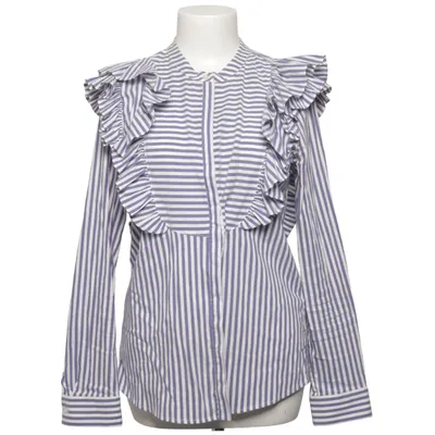 Blouse (Blue, White) from Anine Bing Cotton, Elastane, Polyamide