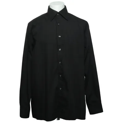 Chemise (Noir) de Atlant Coton, Polyester