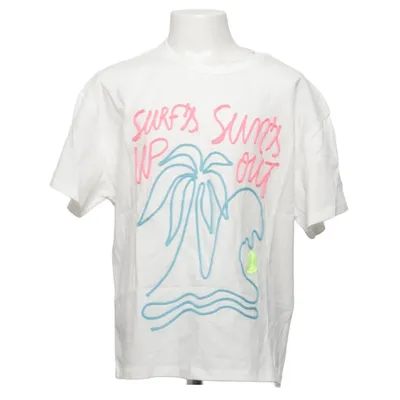 T-shirt (White, Multicolored) from Zara Cotton