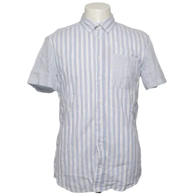 Chemise à manches courtes (Bleu, Blanc) de Blend Denim Coton