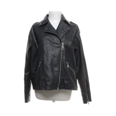 Bikerjacka (Svart) från Missguided Bomull, Polyester, Polyuretan, Viskos