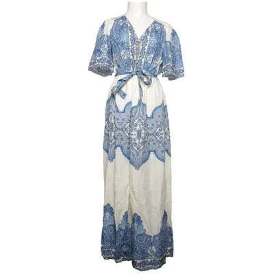 Kleid (Blau, Weiß, Mehrfarbig) von Pigalle Viskose