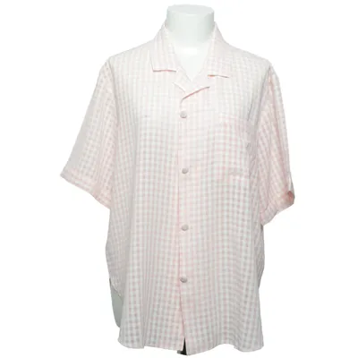 Short sleeve shirt (Pink, White) from Timor Polyester
