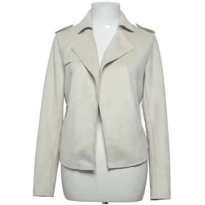 Veste de motard (Beige) de Tahari Élasthane, Faux cuir, Polyester