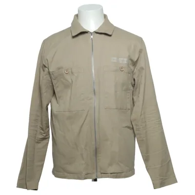 Overshirt (Beige) van Woodbird Katoen, Elastaan