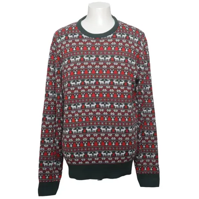 Julesweater (Rød, Grøn, Hvid) fra Lindbergh White Akryl