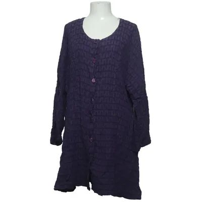 Shirt dress (Purple) from Grizas Linen