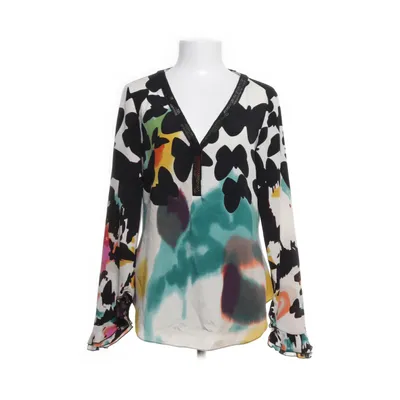 Blus (Vit, Flerfärgad) från Diane von Furstenberg Elastan, Silke