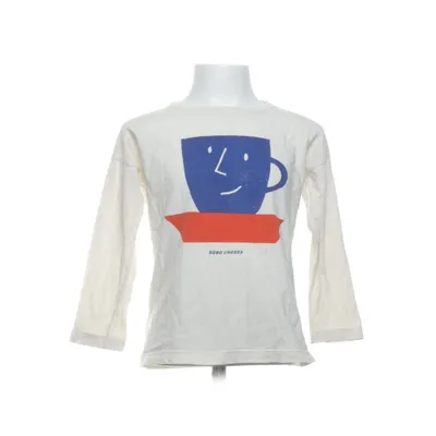 Lange mouwen shirt (Wit, Blauw, Rood) van Bobo Choses Organisch katoen