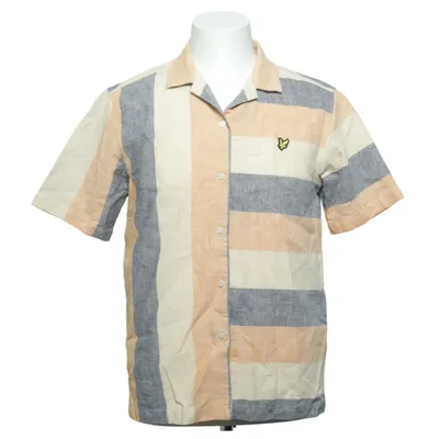 Short sleeve shirt (Blue, Beige, Orange) from Lyle & Scott Cotton, Linen