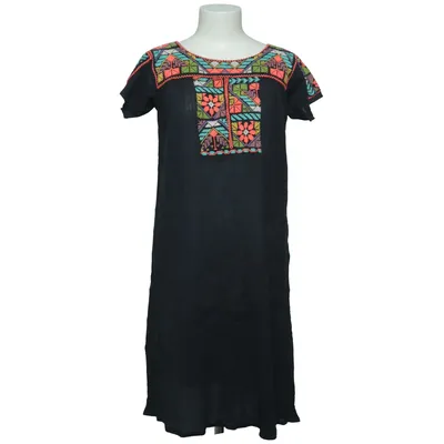 Kleid (Schwarz, Mehrfarbig) von Star Mela Baumwolle