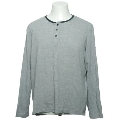 T-shirt manches longues (Gris) de Livergy Coton, Viscose