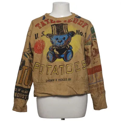 Sweatshirt (Bruin, Meerkleurig) van Moschino Couture! Katoen