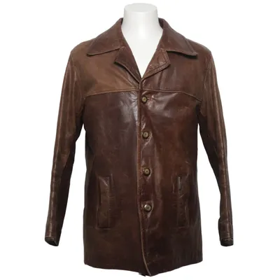 Leather jacket (Brown) from Rocco Barocco Leather