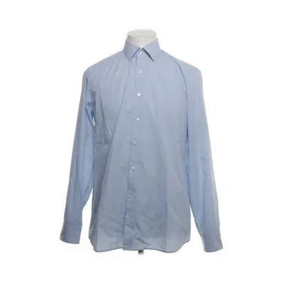 Shirt (Wit, Blauw) van Olymp Katoen