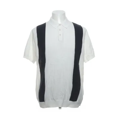 Pikétröja (Vit, Svart) från Reserved Bomull