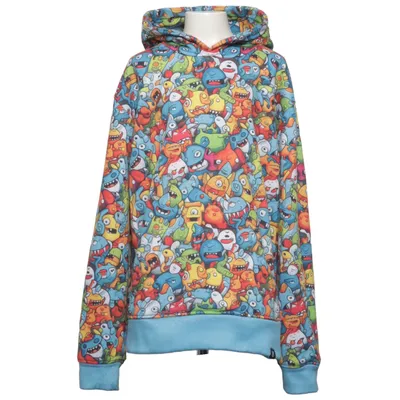 Huvtröja (Blå, Flerfärgad) från Hoodie Lab Polyester