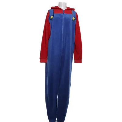 Heldragt (Rød, Blå, Flerfarvet) fra Super Mario Polyester