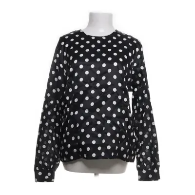 Bluse (Sort, Hvid) fra La Redoute Bomuld, Silke