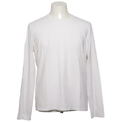 Long sleeve T-shirt (White) from Fedeli Cotton, Elastane