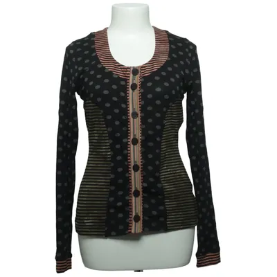 Cardigan (Zwart, Grijs) van Eva & Claudi Elastaan, Viscose