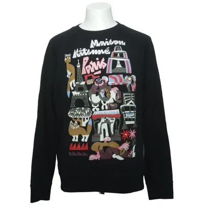 Sweatshirt (Noir, Multicolore) de Maison Kitsuné Coton