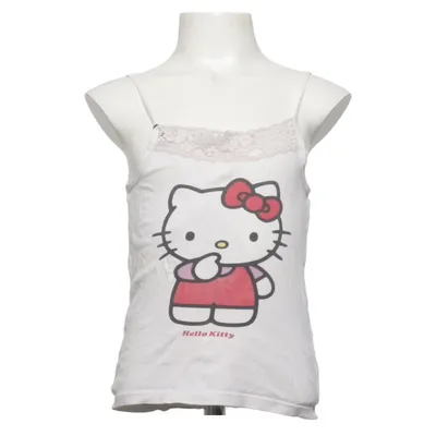 Tanktop (Weiß, Mehrfarbig) von Hello Kitty Baumwolle, Elasthan