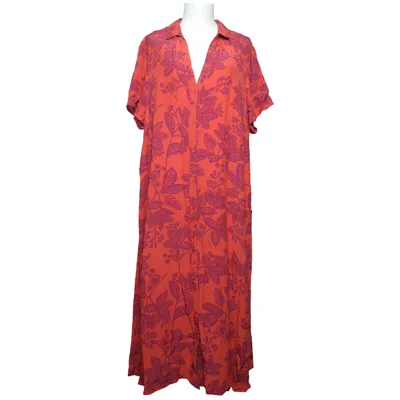 Shirt dress (Red, Purple) from Live Unlimited Viscose
