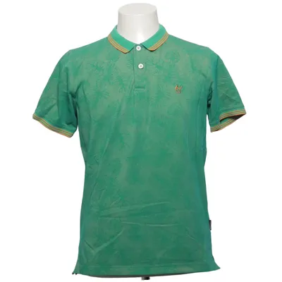 Poloshirt (Groen) van Hajo Katoen, Elastaan, Polyester