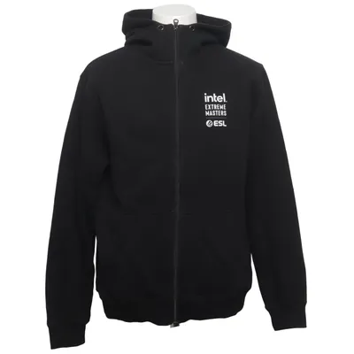 Hoodie (Black) from Intel Cotton, Polyester