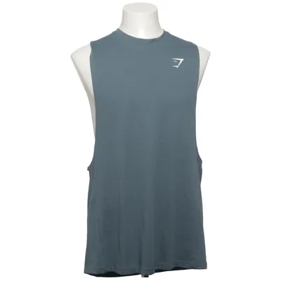 Træningstanktop (Blå) fra Gymshark Bomuld, Elastan, Genanvendt polyester