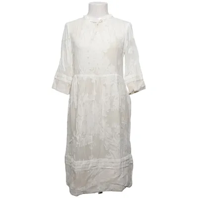Robe (Blanc) de Noa Noa Coton, Soie, Viscose