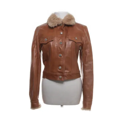 Leren jack (Bruin) van Please