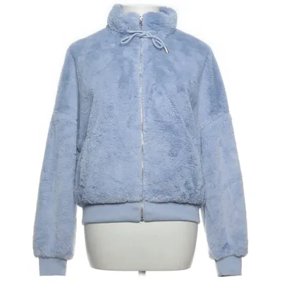 Fleecejacka (Blå) från Missguided Elastan, Polyester