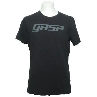 T-shirt (Zwart) van Gasp Katoen, Elastaan