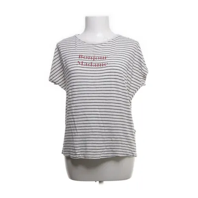 Top (White, Black) from Zusss Linen, Viscose