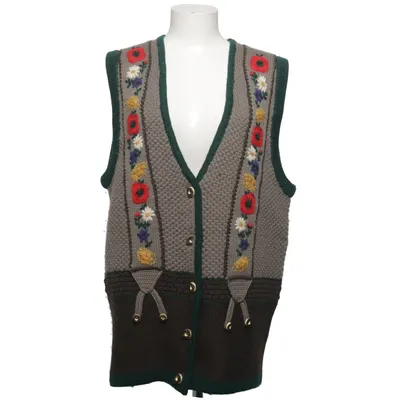 Gilet (Grijs, Bruin, Meerkleurig) van Alphorn Wol