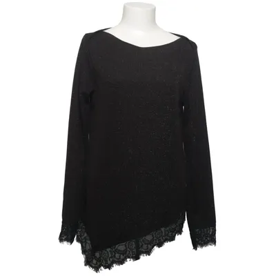 Sweater (Black) from Lens Elastane, Polyester, Viscose