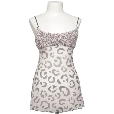 Pajama top (Gray, White) from La Senza Elastane, Polyamide