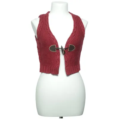 Vest (Rød) fra Moda International Akryl, Uld