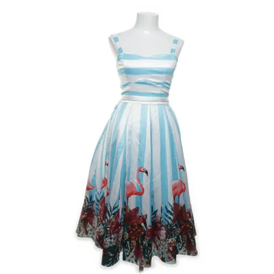 Klänning (Blå, Vit, Röd, Grön, Flerfärgad) från Collectif Vintage Polyester