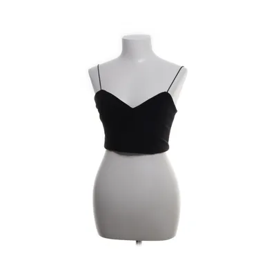 Crop top (Svart) från Topshop Polyester, Elastan