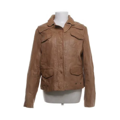Leather jacket (Beige) from Montgomery Cotton, Polyester, Leather