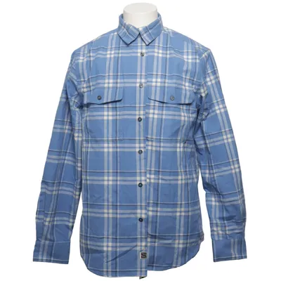 Flanellen overhemd (Blauw, Wit, Zwart) van Snickers Workwear Katoen, Polyester