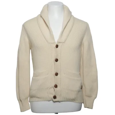 Cardigan (White) from Knowledge Cotton Apparel Wool