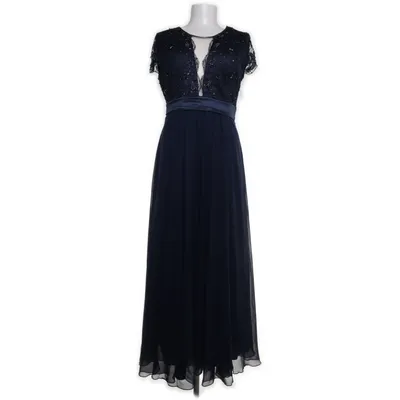 Avondjurk (Blauw) van Ashley Brooke Elastaan, Polyester