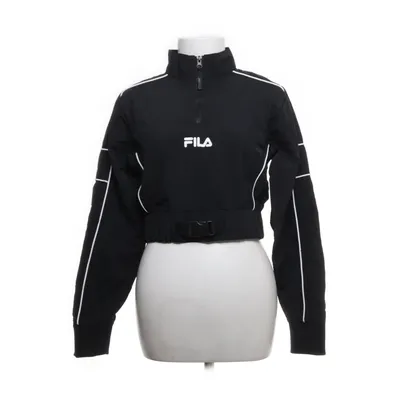Träningsjacka (Svart, Vit) från Fila Nylon, Polyester
