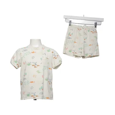 Pyjamasz (Hvid, Flerfarvet) fra Åhléns Kids Bomuld, Elastan