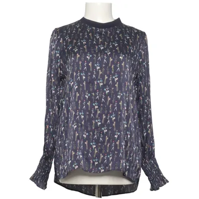 Blouse (Blue, Multicolored) from Robert Friedman Elastane, Silk
