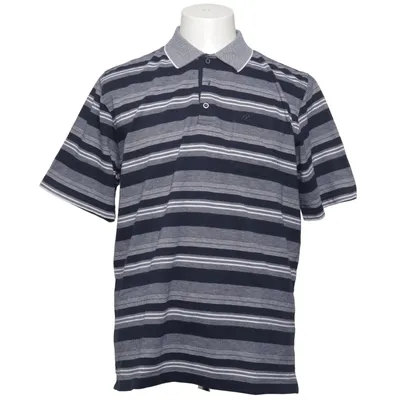 Pikétröja (Blå, Vit, Grå) från Navigazione Bomull, Polyester
